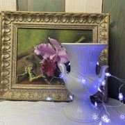 Vintage porcelain amphora vase