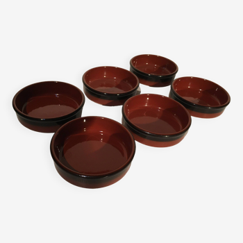 Set of 6 ceramic ramekins