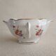 Lean fat sausage in Limoges porcelain