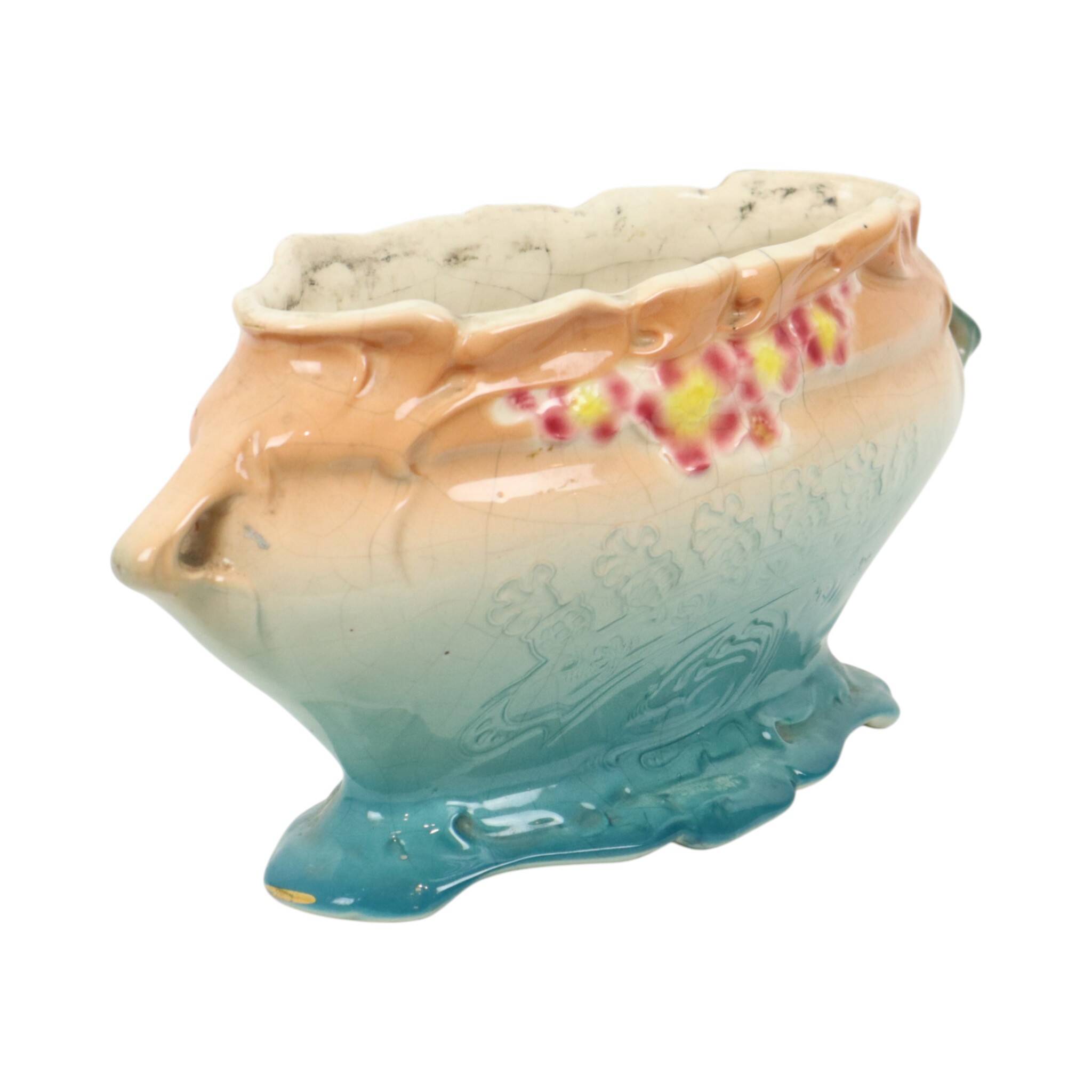 Art Nouveau Bloempot Jardinière Majolica Gustave De Bruyn