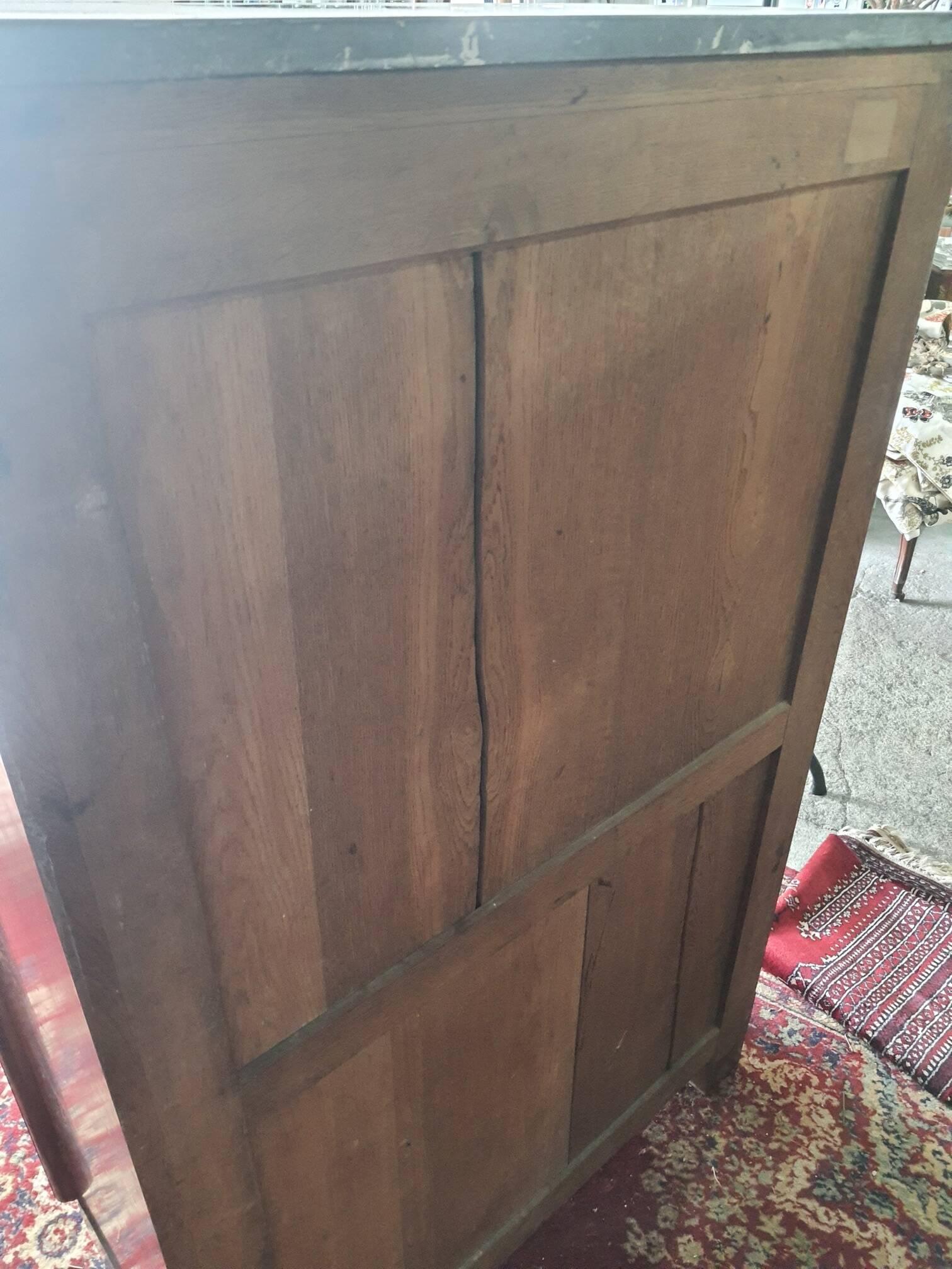 Semainier en acajou ou serre papiers