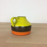 Tricolor ceramic vase