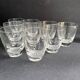 Verres moderne milieu de siècle cristal