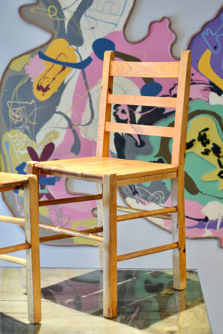 Fir tree mountain chair - France 1960