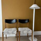 Pair of vintage Scandinavian chairs 60