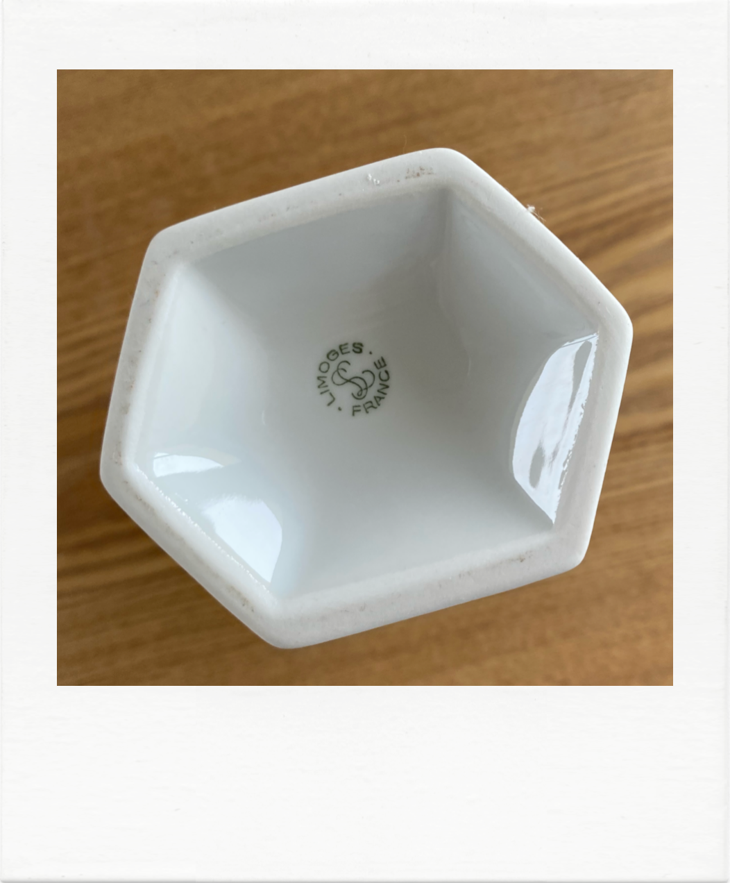 Porcelain vase La Seynie 80s