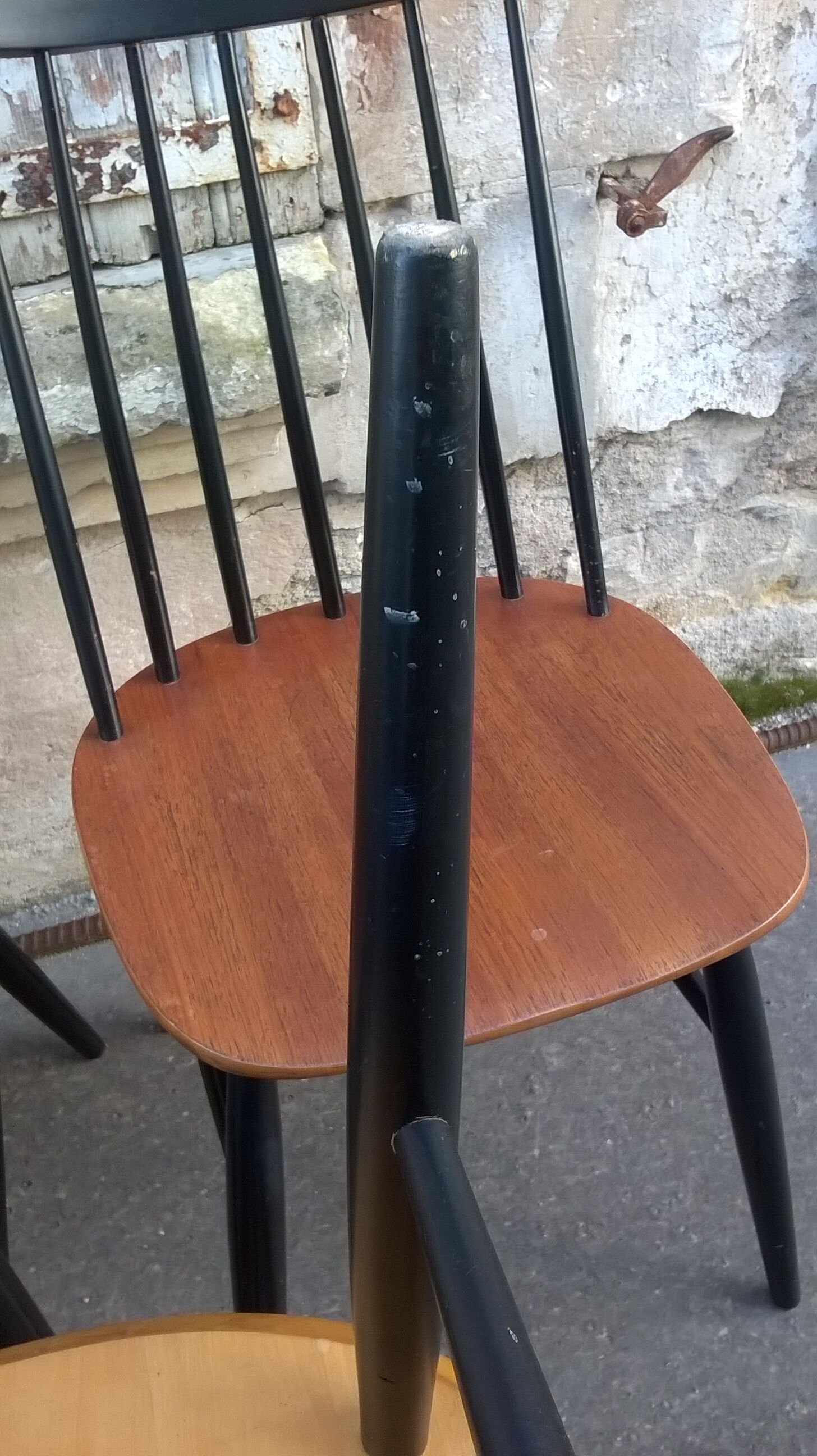 Set de 5  chaises scandinave Fanett d'Ilamri Tapiovaara