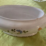 Moustiers tureen signed
