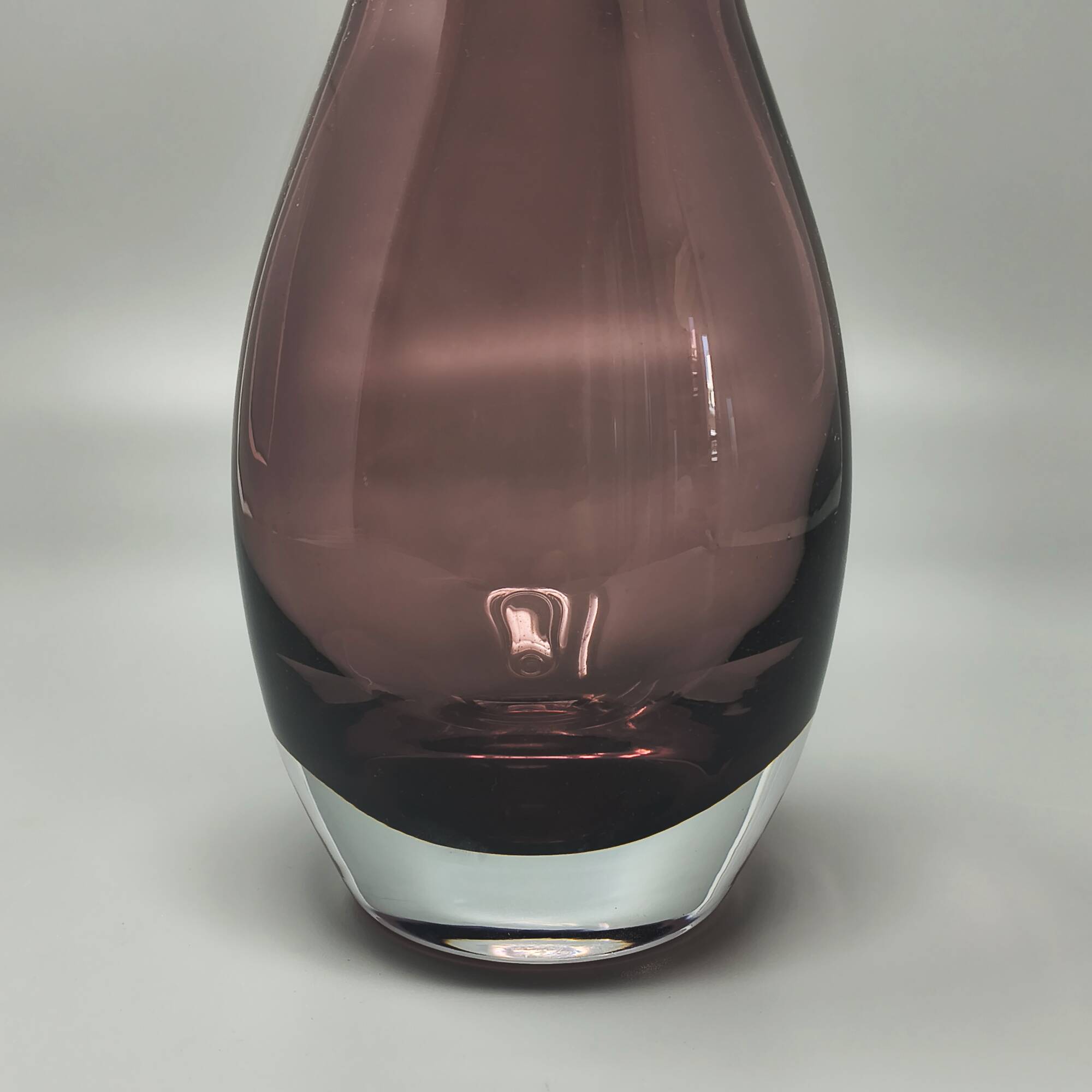 1970s Space Age Purple Vase by V. Nason in Murano Glass. Made in Italy