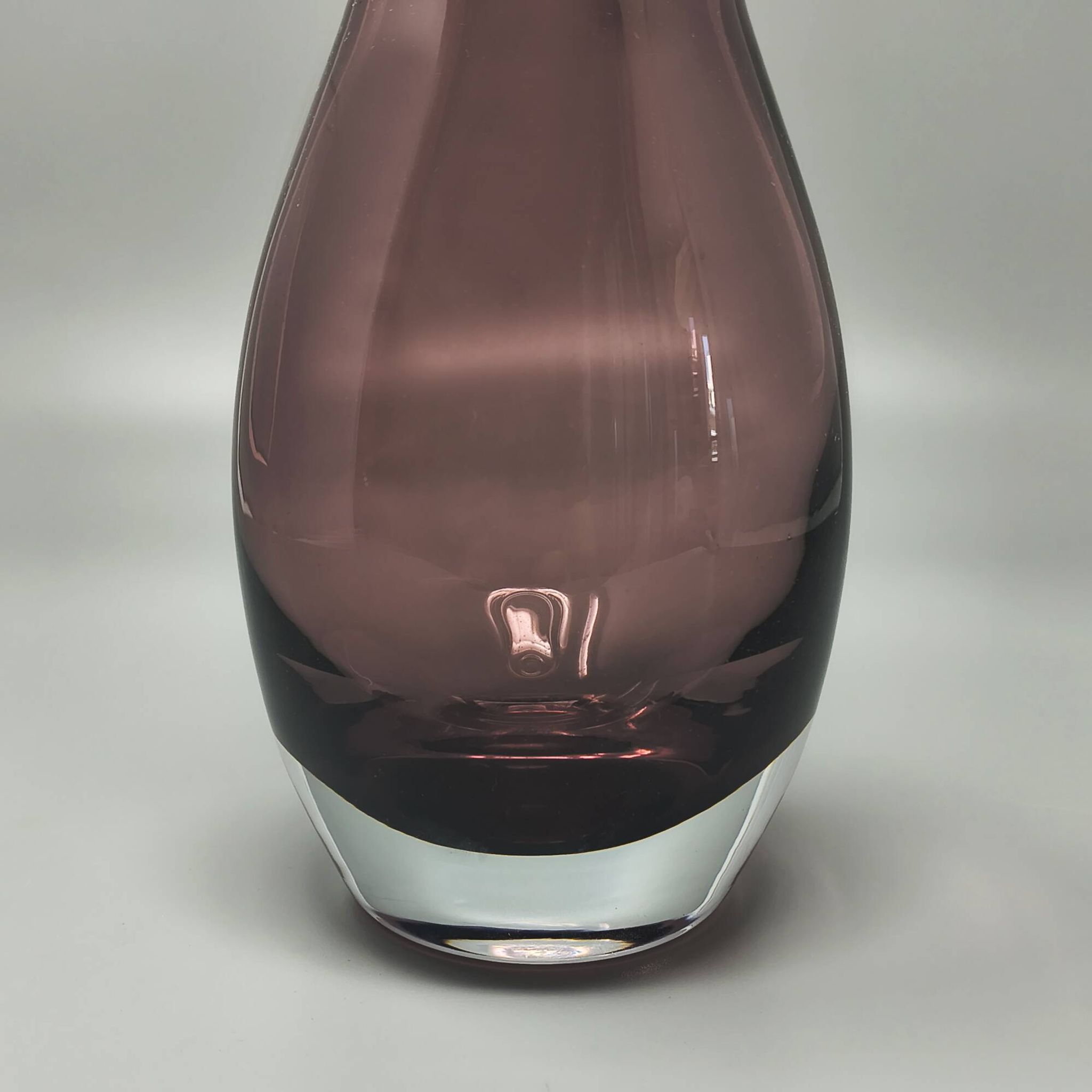 1970s Space Age Purple Vase by V. Nason in Murano Glass. Made in Italy