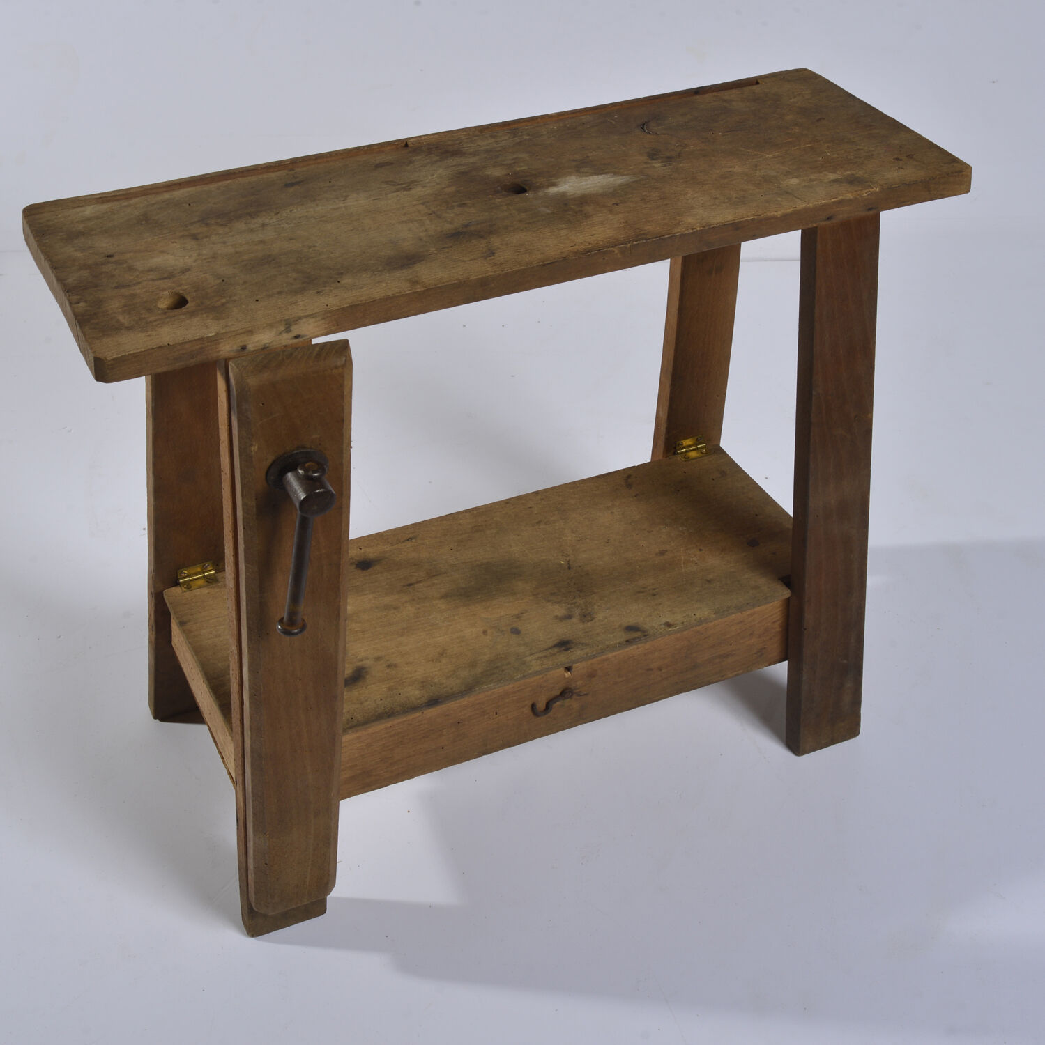 Children's wooden workbench