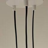 3-light modular pendant light in cut crystal