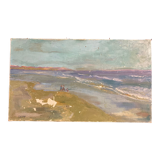 Oil on canvas vintage