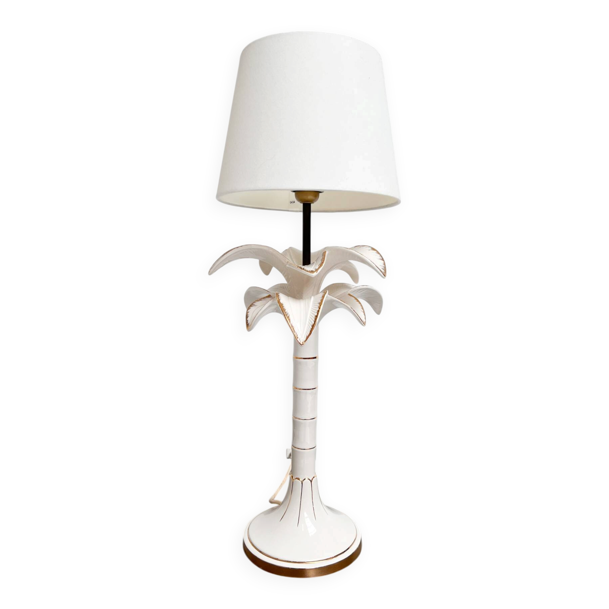 Palm tree lamp attributed to Tommaso Barbi, 1970s