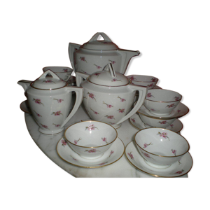 Service a cafe porcelaine