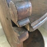 Old carved wooden shelf 75cm