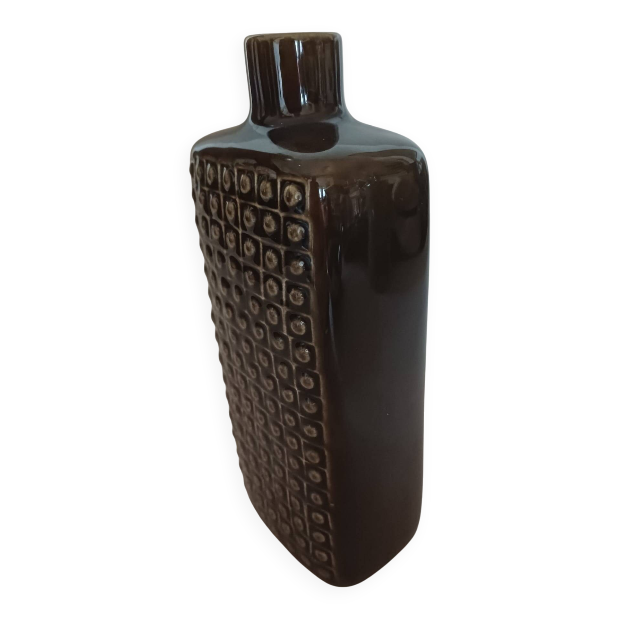 Rörstrand Vase Kub n°5 in stoneware – Gunnar Nylund – Scandinavian design, Sweden,