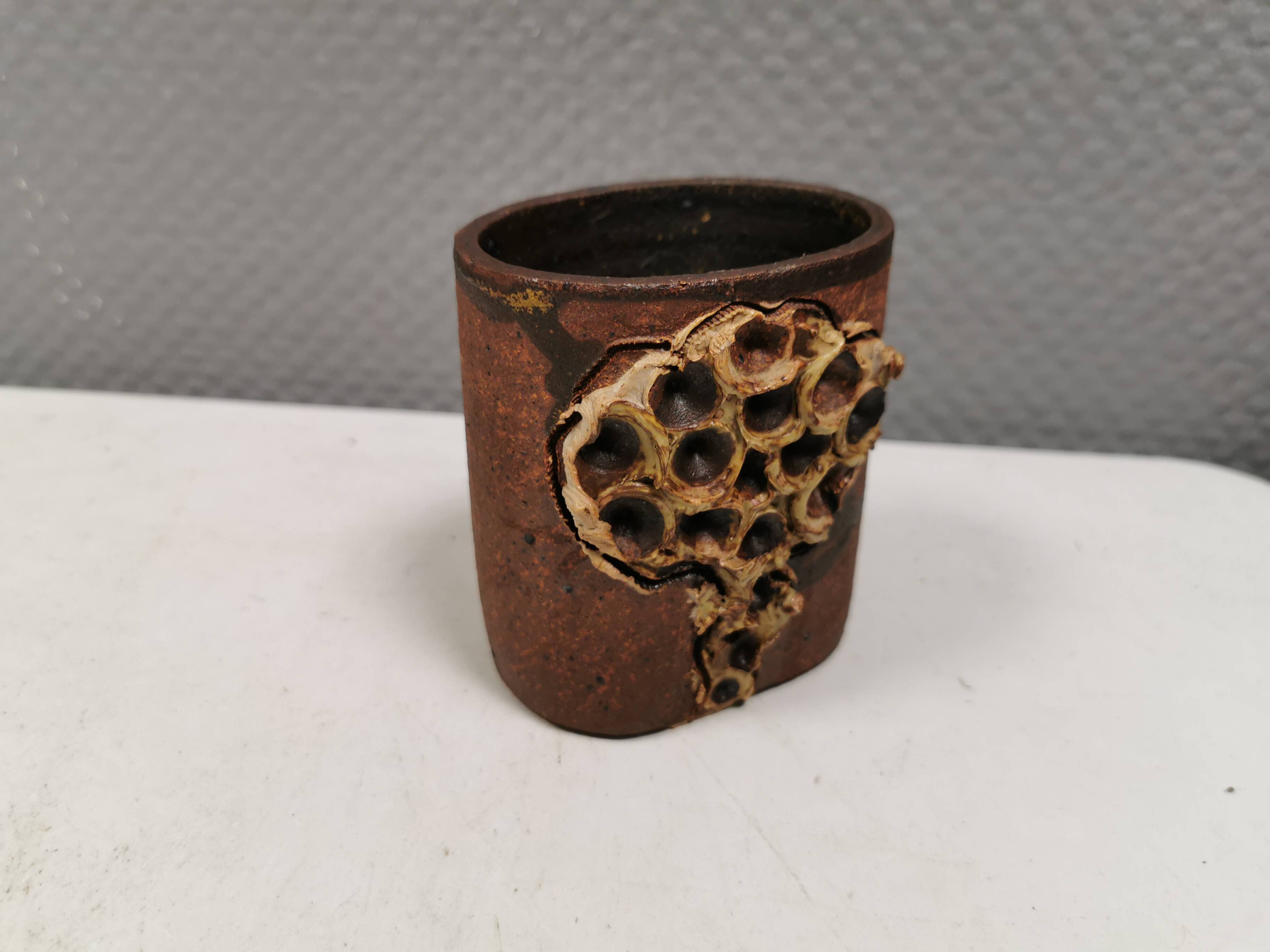 Ceramic vase designed by Bodil Marie Nielsen in the 60s.