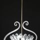 Charming Art Deco Pendant Chandelier by Ercole Barovier, 1940s