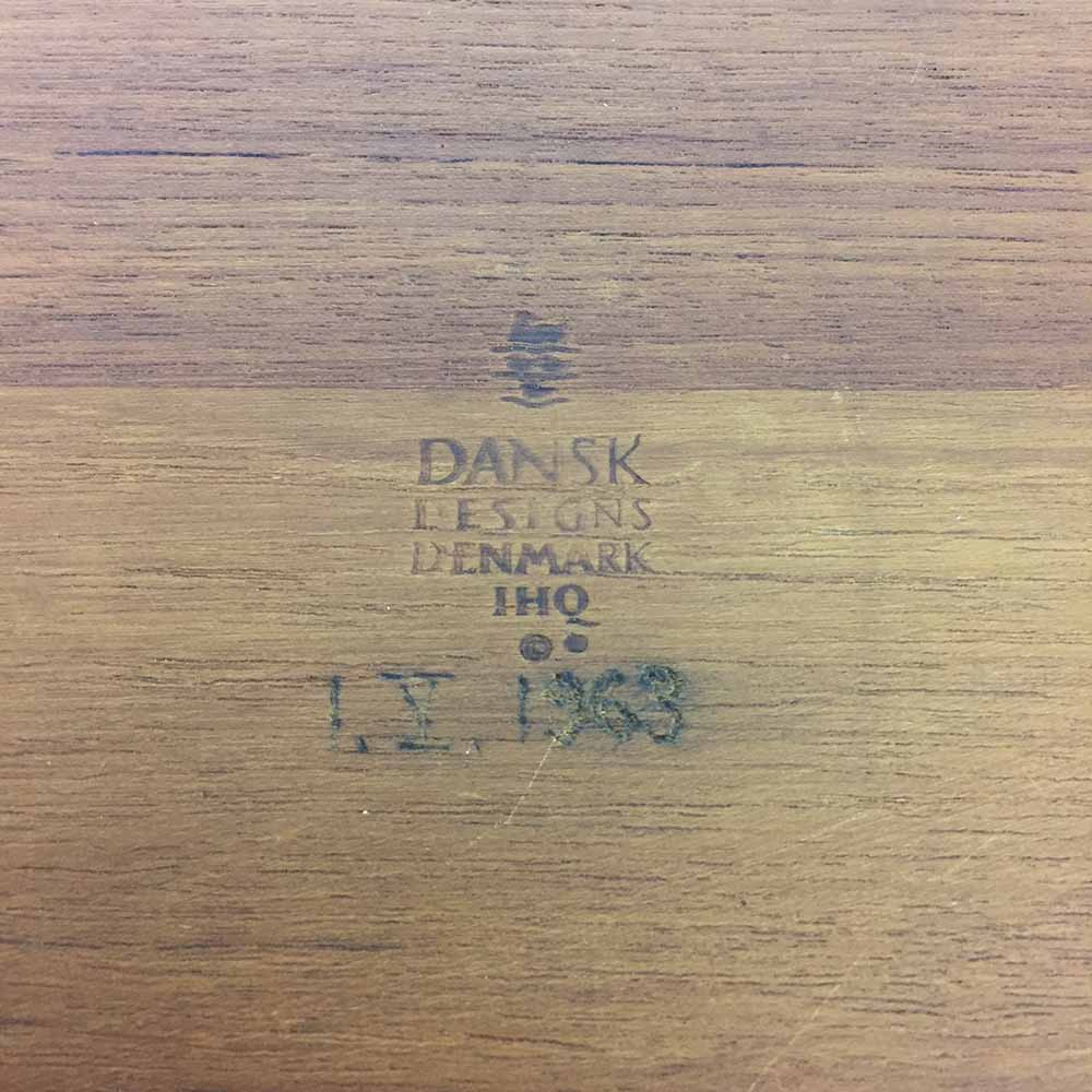 Danish bowl in solid teak wood 1960