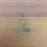 Danish bowl in solid teak wood 1960