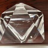 Cendrier en verre artistique bohémien par Vaclav Hanus pour Moser, années 1960.