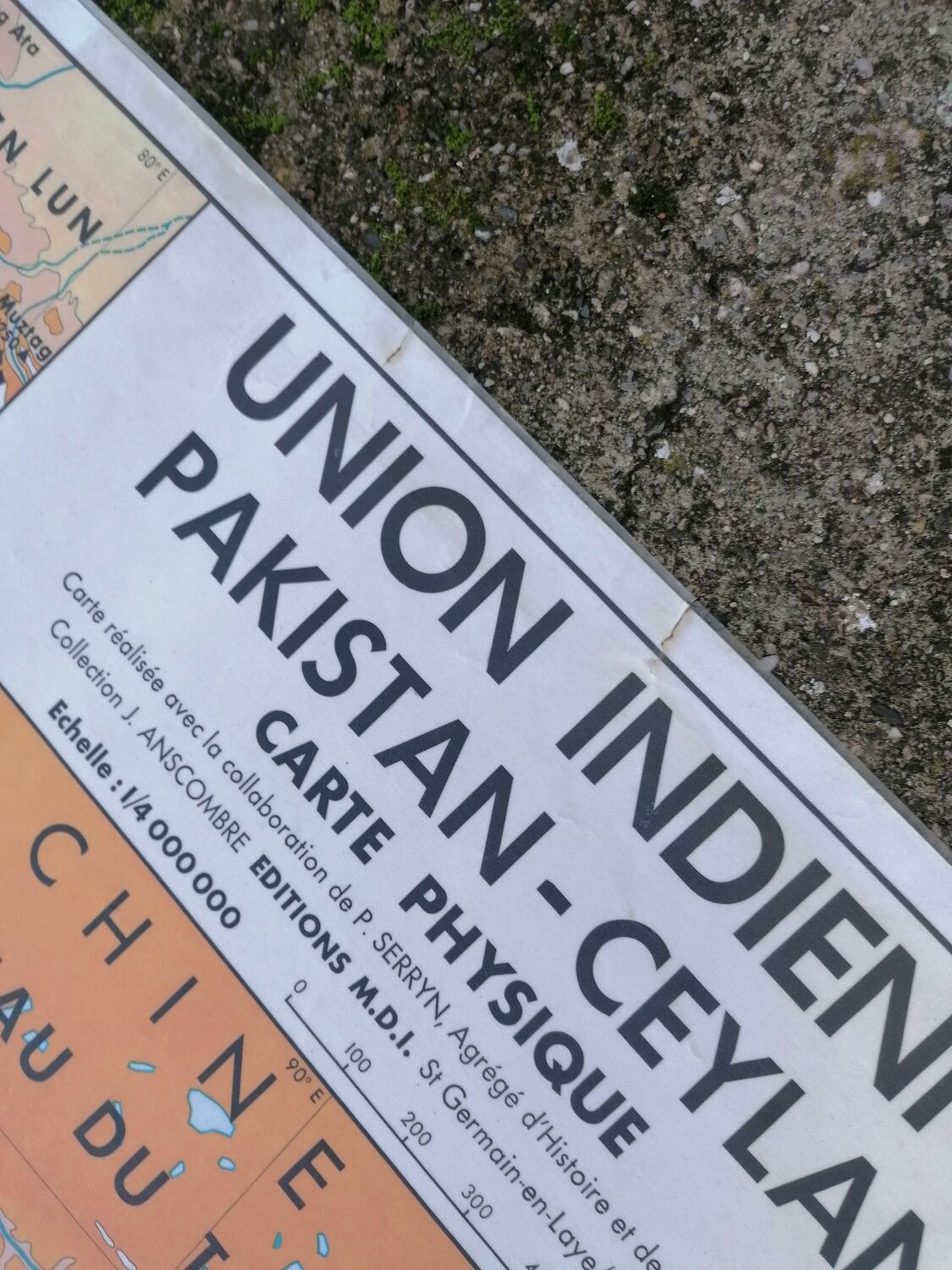 Old MDI India-Indian Union Pakistan Ceylon Card