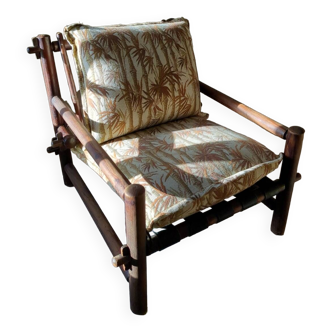 vintage Brazilian Hollywood regency armchair