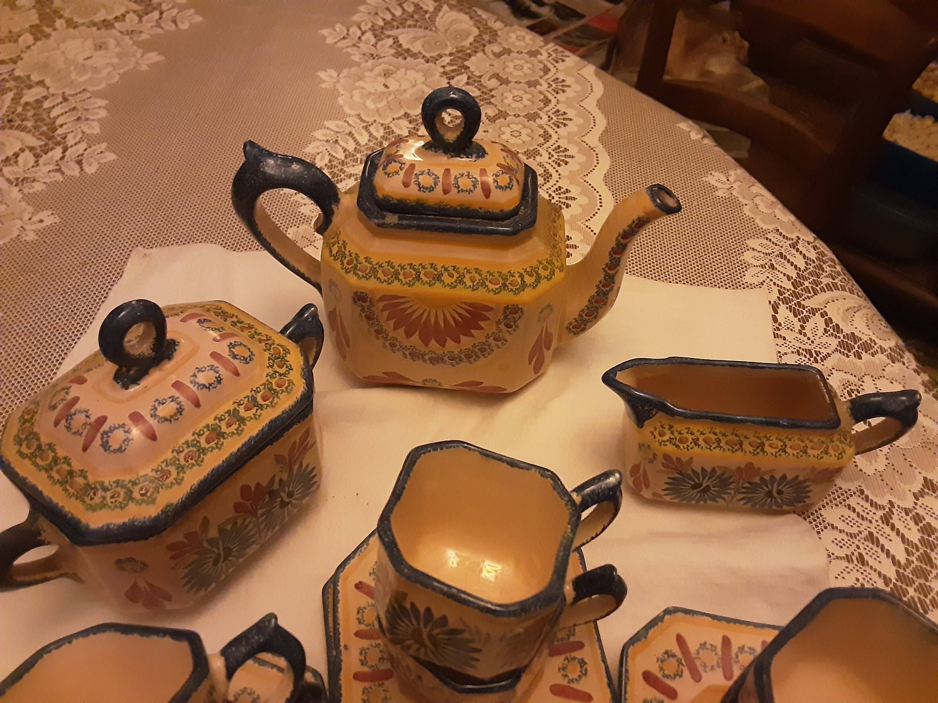 COFFEE SERVICE QUIMPER HENRIOT 72