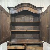 Buffet with 2 bodies in oak and chestnut, Breton work, late 18th century.