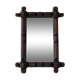 Tramp Art Wall Mirror - Hand-carved 19th Century