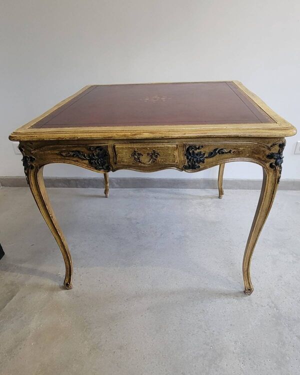 Table de jeux ancienne style Louis XV