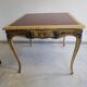 Table de jeux ancienne style Louis XV