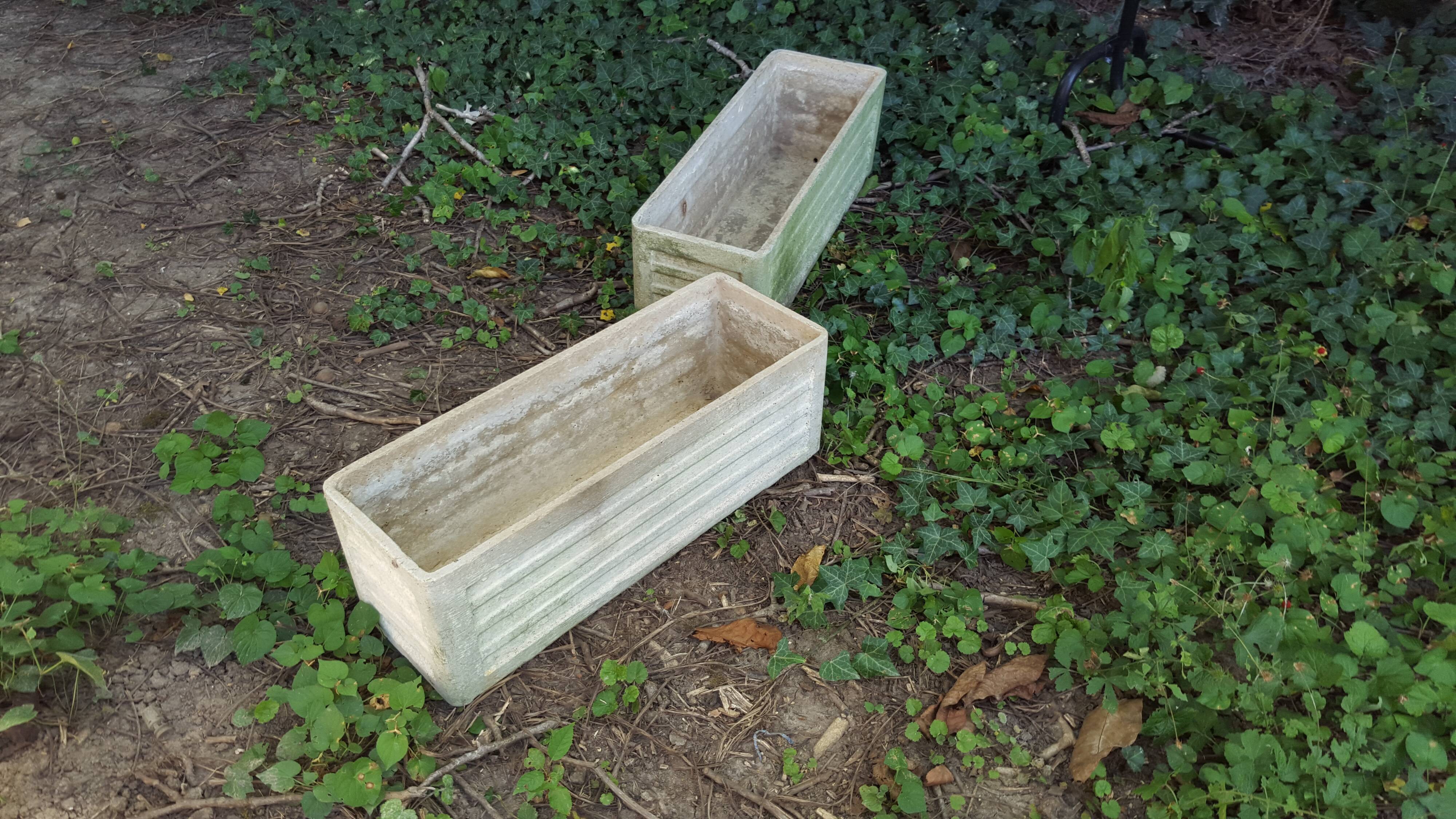 Pair of 1950s planters