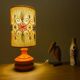 Lampe design Space age vintage années 70 original verre orange