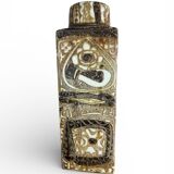 Scandinavian stoneware vase decorated with birds and flowers – Nils Thorsson for Royal