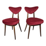 Pair of Iconic "Heart" Chairs by H. & J. Kurmanowicz – Award-Winning Polish
