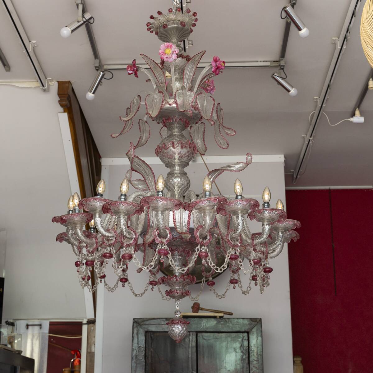 Murano chandelier with 24 branches