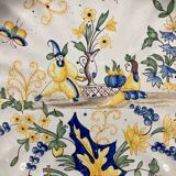 Montagnon, ancienne assiette en faïence, Nevers, XIXème