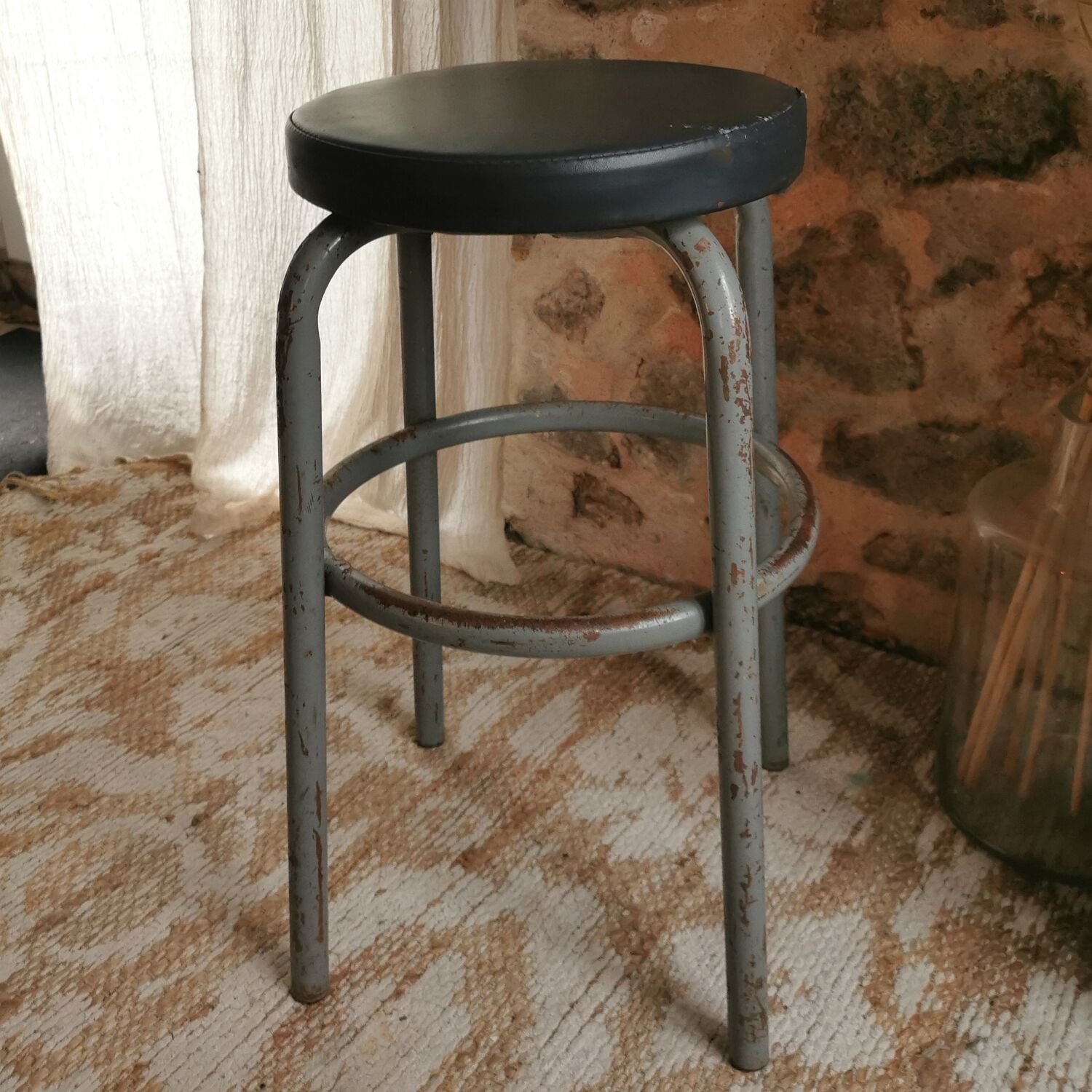 Industrial stool, telecom workshop