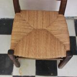 Pair of ancient mulched chairs
