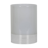 Vintage frosted glass lamp Dlg Guido Rosati Circa 1980