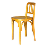 Curved wooden workshop chair Horgen Glarus (CH) 1950, not Thonet bistro.