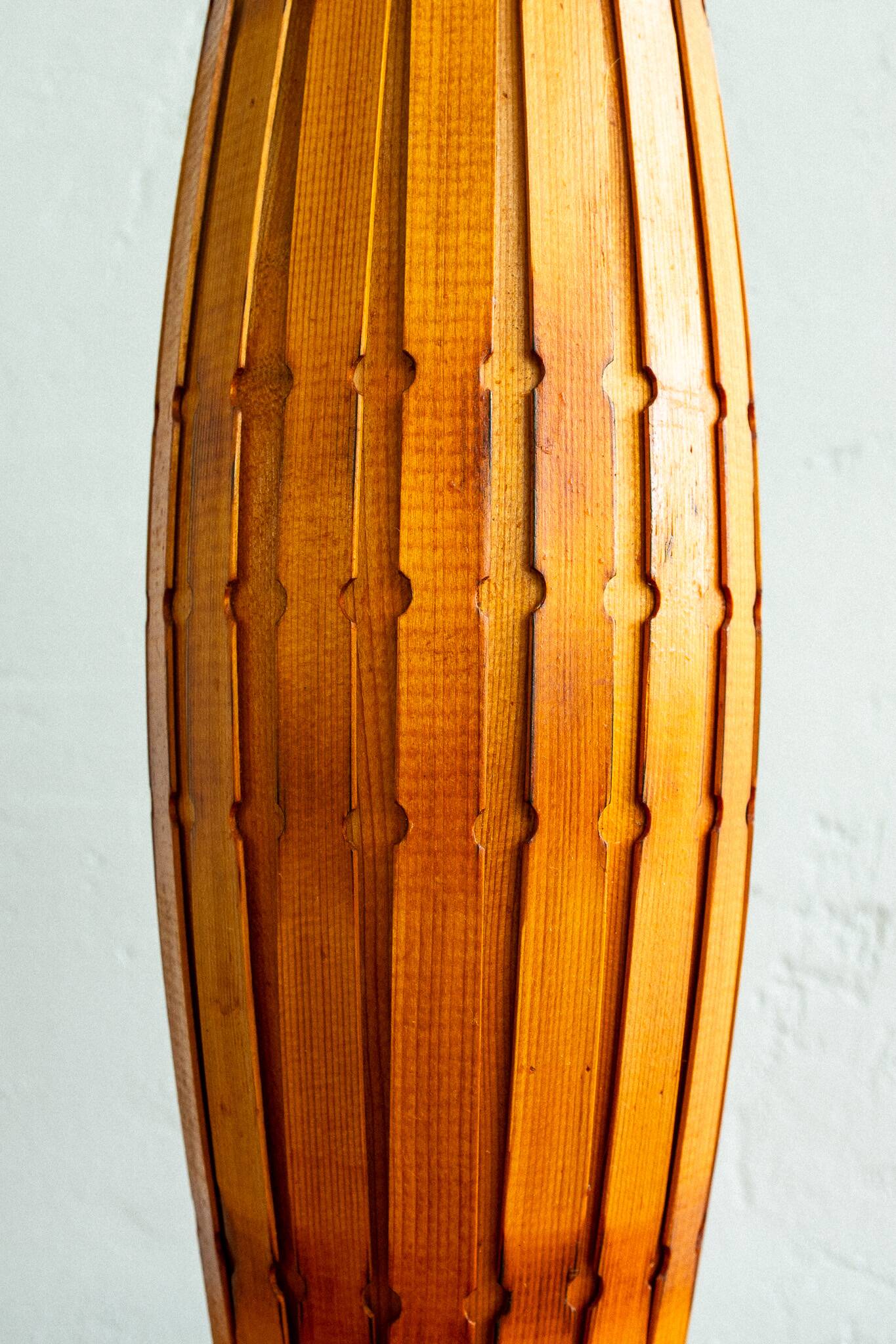 Vintage Czechoslovak Hand-Tied Table Lamp by ULUV, 1960s