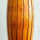 Vintage Czechoslovak Hand-Tied Table Lamp by ULUV, 1960s