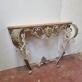 Wrought iron console