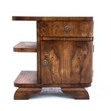 Art deco bedside tables, poland, 1950s