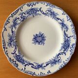 6 assiettes en faïence de B W M & Co