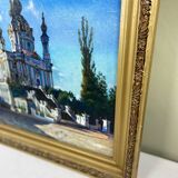Painting St Andrew's Church in kyiv