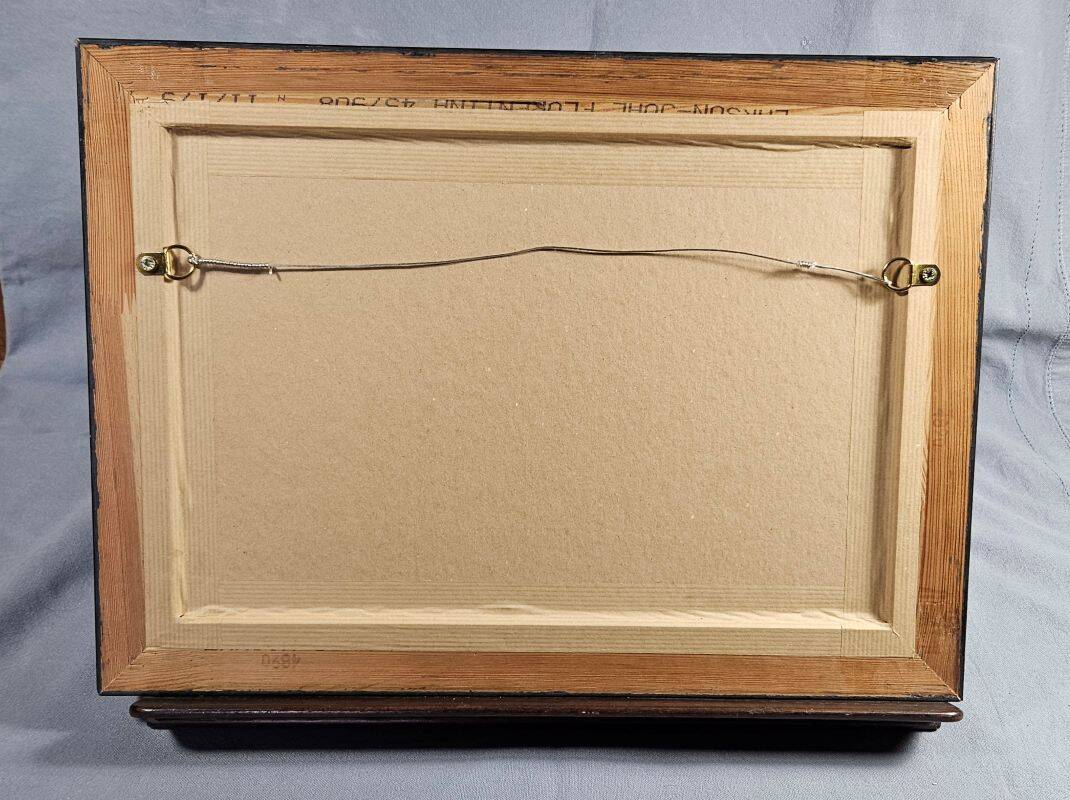 T. brice - oil on panel "breton landscape under a stormy sky" 19th century